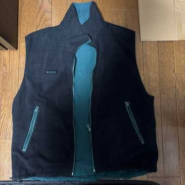 Columbia Reversible Vest Black/Green Vintage