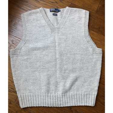 Vintage Polo Ralph Lauren Sweater Vest Men’s XL 1… - image 1