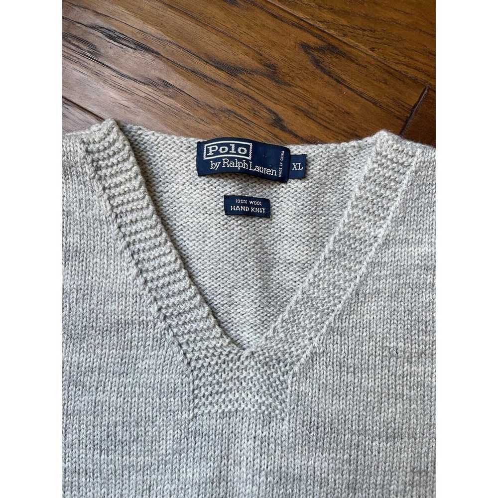 Vintage Polo Ralph Lauren Sweater Vest Men’s XL 1… - image 3