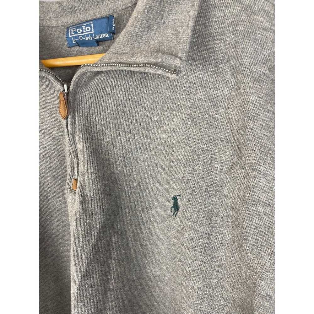 Vintage 90’s Polo Ralph Lauren Gray Quarter Zip L… - image 6
