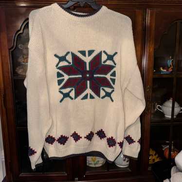 Vintage Cosi Christmas Holiday Vibes Sweater Mens 