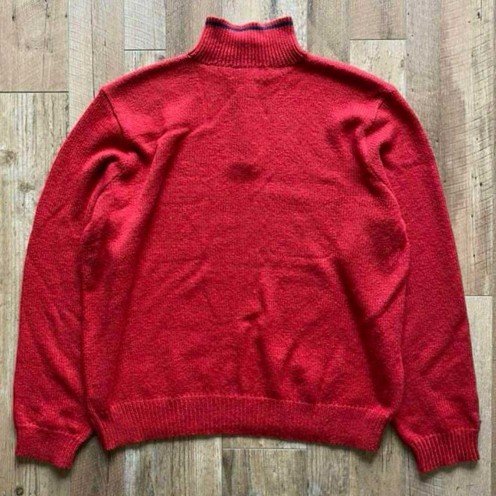 90s Polo Ralph Lauren half-zip knit sweater vinta… - image 4