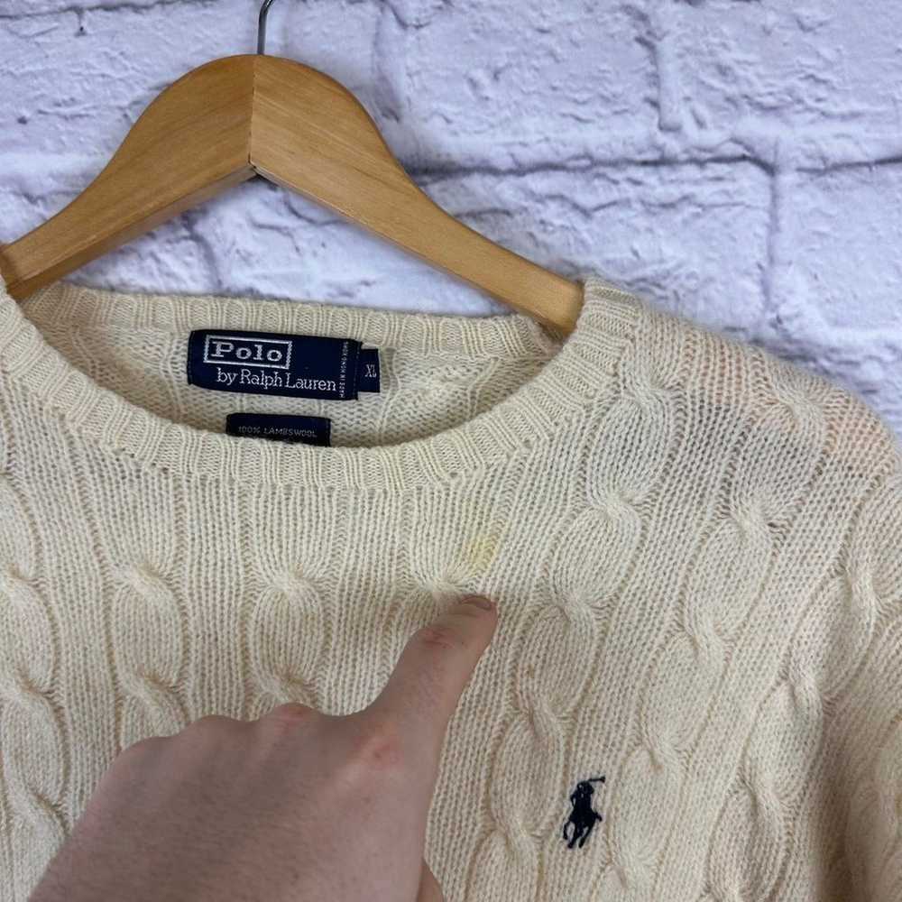 Vintage 90s Polo Ralph Lauren wool sweater - image 3