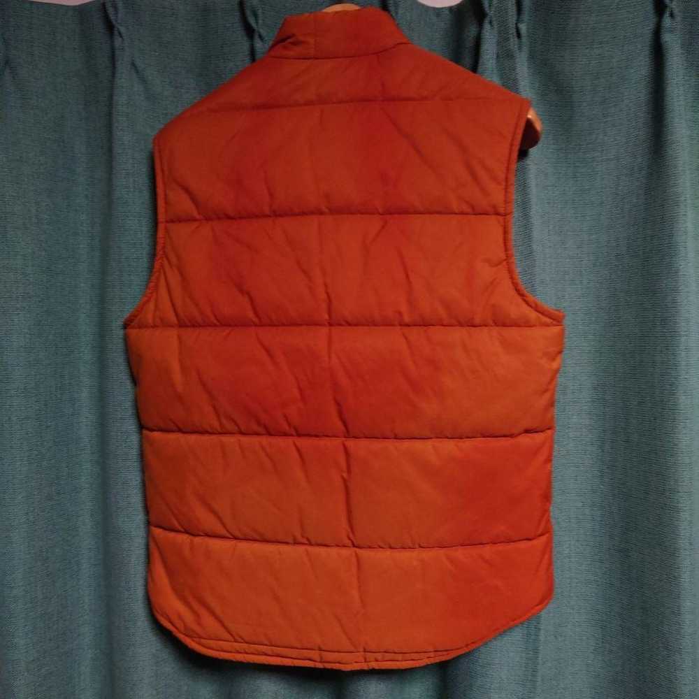 Vintage 7080s Lee Storm Rider Vest M Orange - image 6