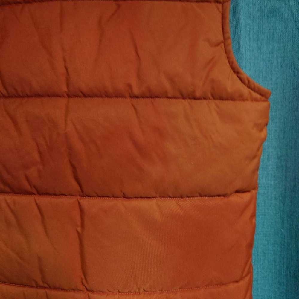 Vintage 7080s Lee Storm Rider Vest M Orange - image 7