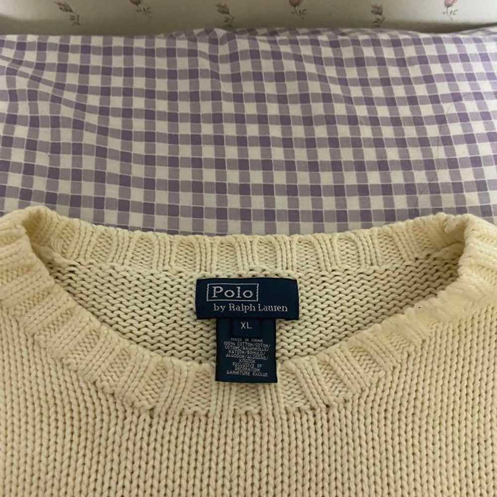 Polo by Ralph Lauren XL Knit Sweater - image 2