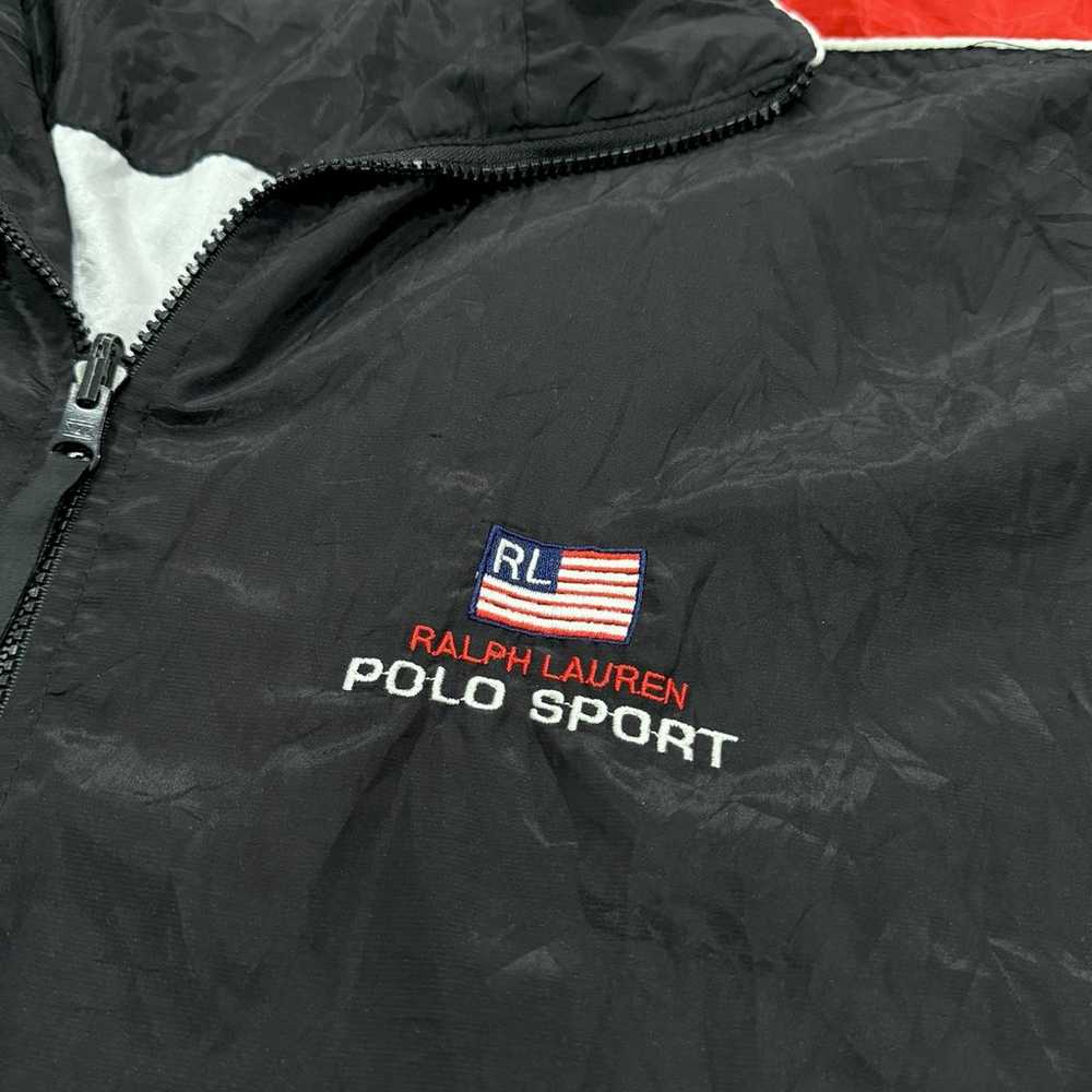 Vintage 90s Polo Sport Ralph Lauren Windbreaker J… - image 3