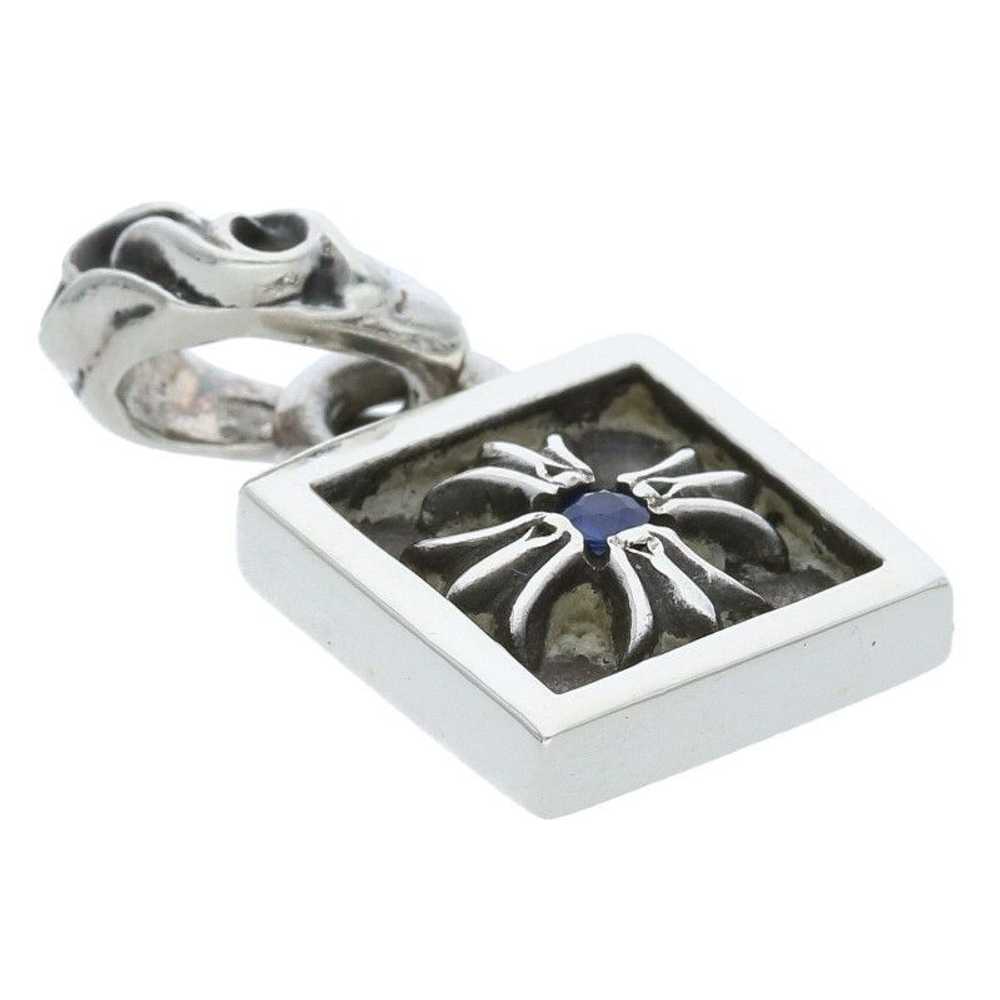 Chrome Hearts Framed CH Plus Sapphire Charm - image 4