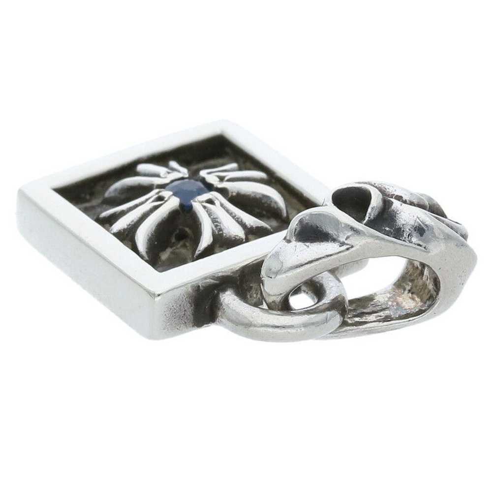 Chrome Hearts Framed CH Plus Sapphire Charm - image 5