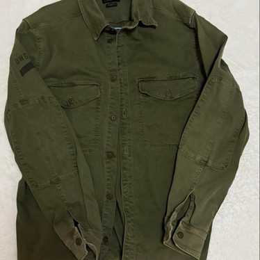 ZARA Military Jacket Olive Green Vintage