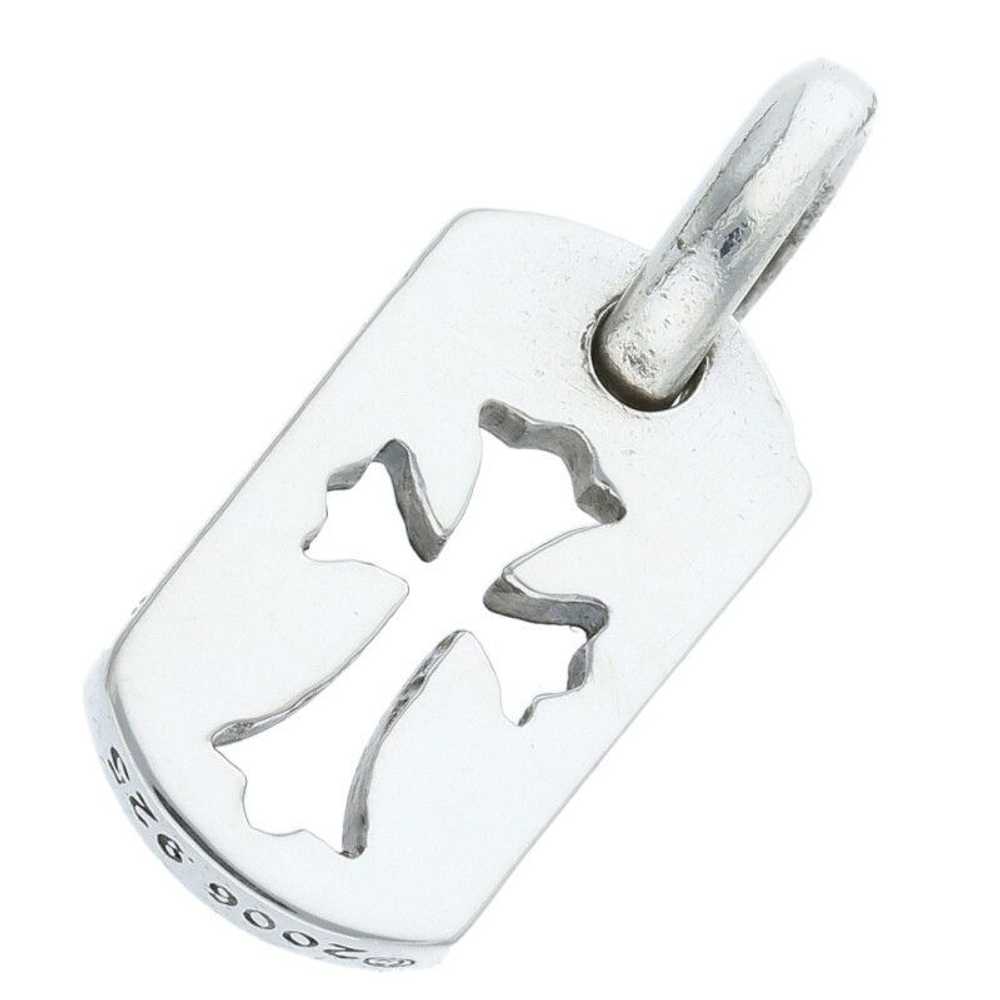 Chrome Hearts Tiny Cutout Cross Dog Tag Pendant - image 2