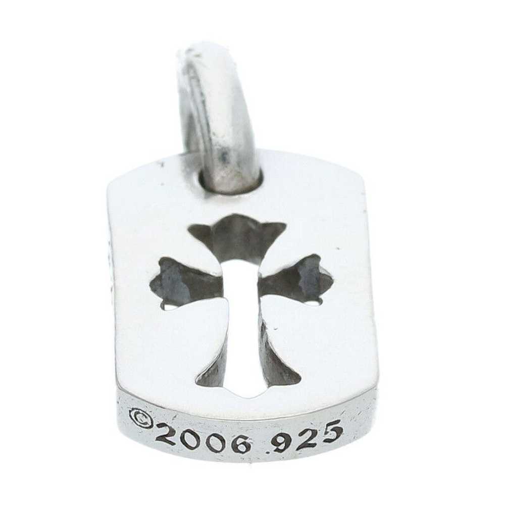 Chrome Hearts Tiny Cutout Cross Dog Tag Pendant - image 4