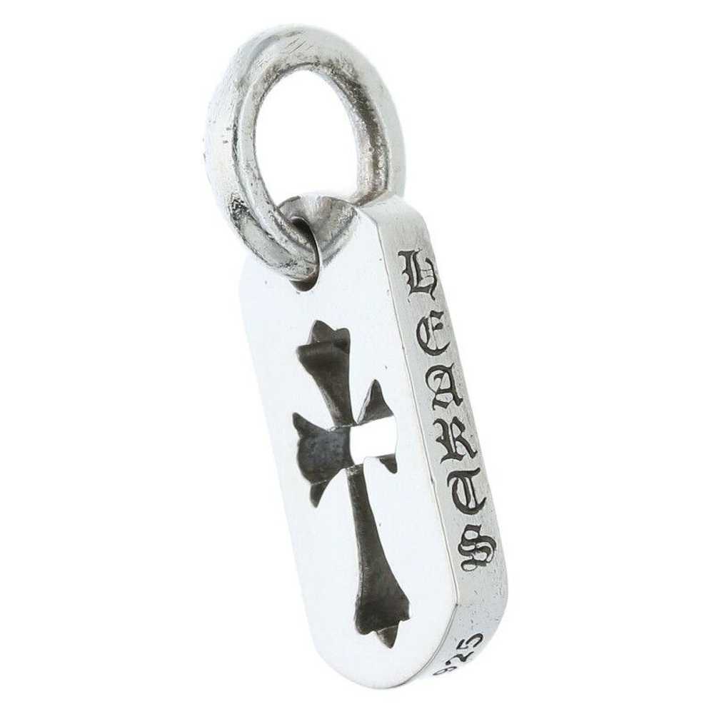 Chrome Hearts Tiny Cutout Cross Dog Tag Pendant - image 5