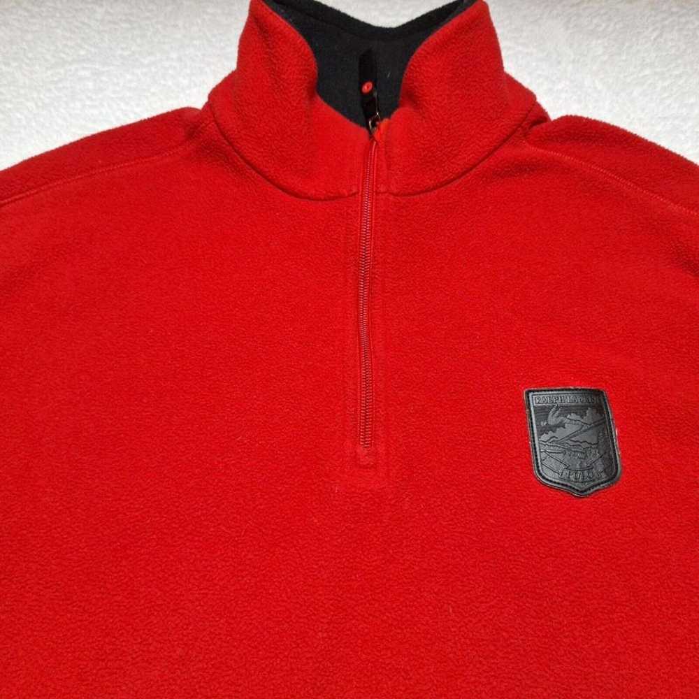 Vintage POLO RALPH LAUREN Fleece 1/4 Zip Polartec… - image 6