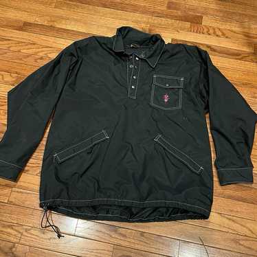 Vintage Wave Rave Windbreaker Jacket XS Snowboarding