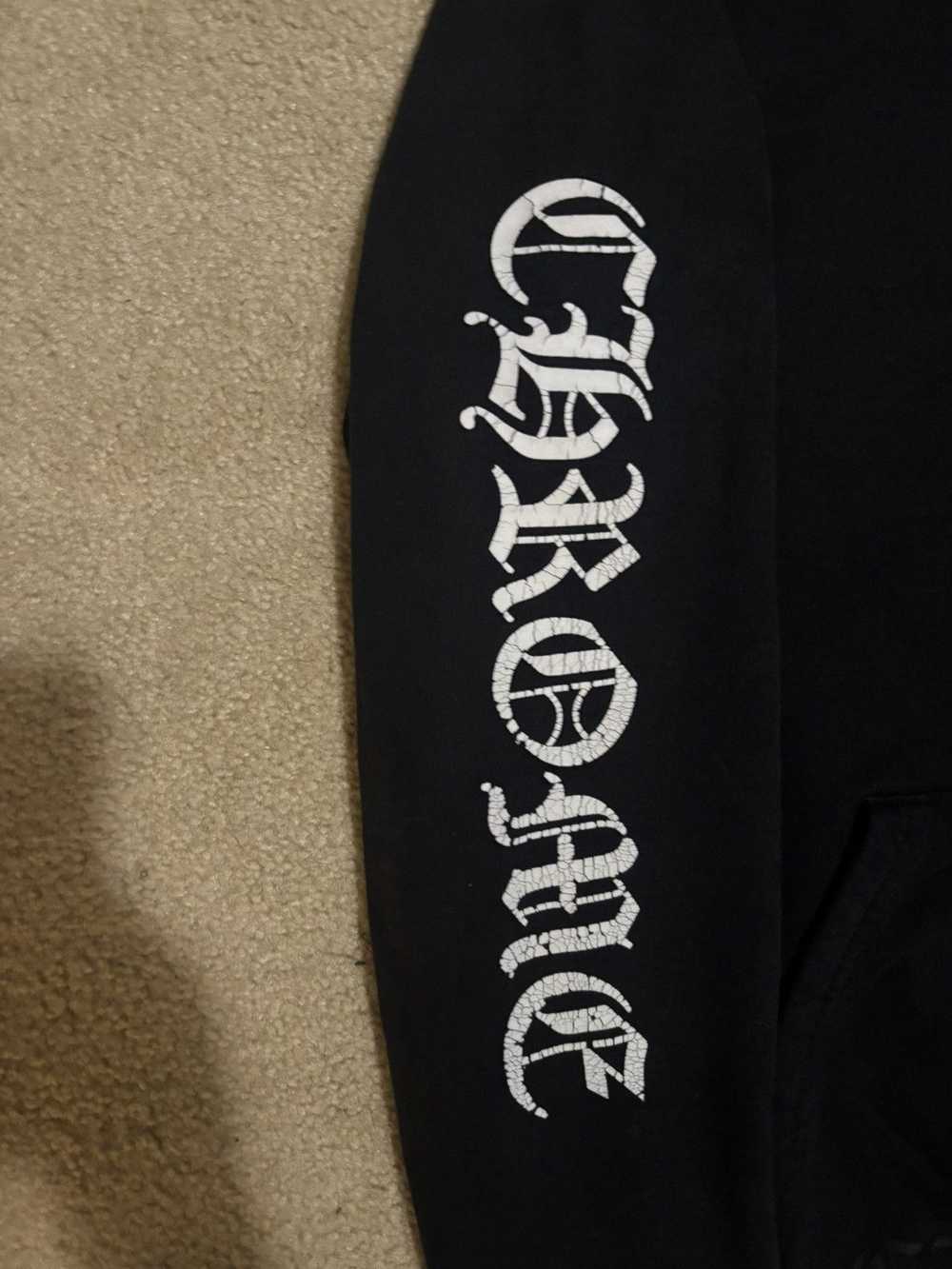 Chrome Hearts Chrome Hearts Vertical Logo Hoodie - image 2