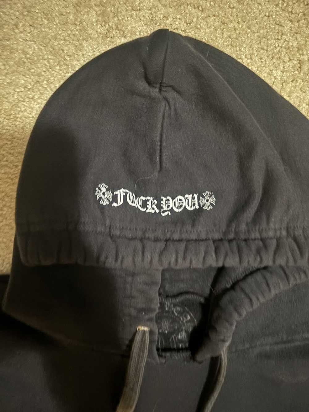Chrome Hearts Chrome Hearts Vertical Logo Hoodie - image 4