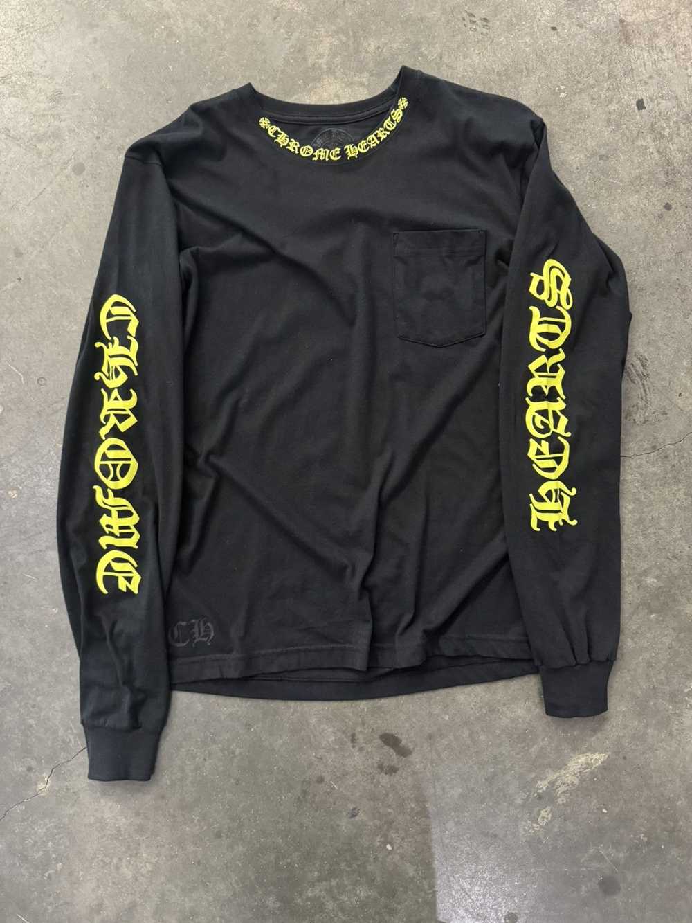 Chrome Hearts Chrome Hearts Neck Logo L/S T-Shirt - image 1