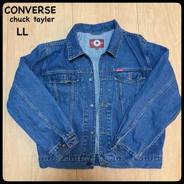 CONVERSE Chuck Taylor Denim Jacket Size LL - image 1