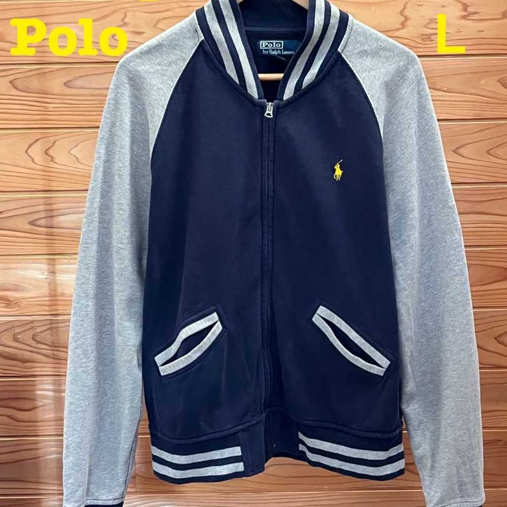 90's POLO Ralph Lauren Vintage Sweat Jacket with … - image 1