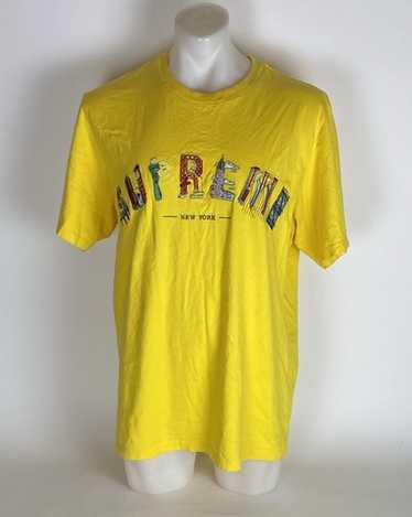 【Supreme】 Announcing T-Shirt Yellow - 25SS Supreme Announcing Tee Yellow Men's - SS25 - US