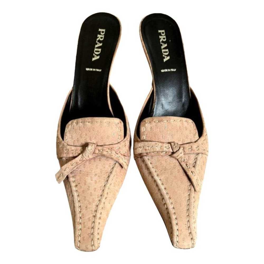 Prada Leather heels - image 1