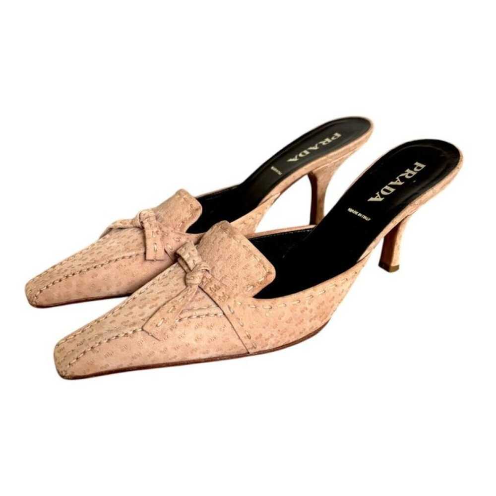 Prada Leather heels - image 2