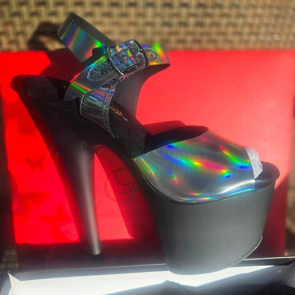 Pleasers Iridescent High Heel Sandal - image 3