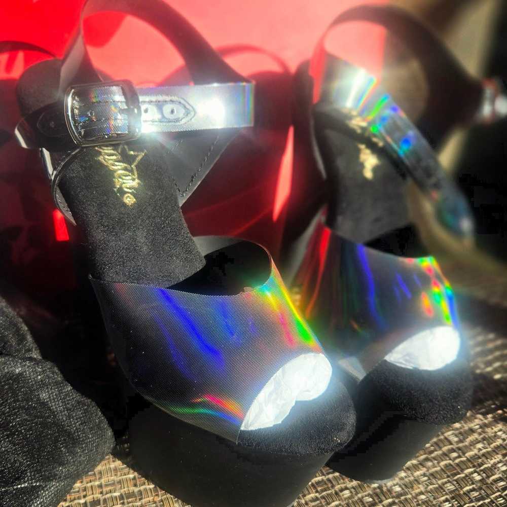 Pleasers Iridescent High Heel Sandal - image 6