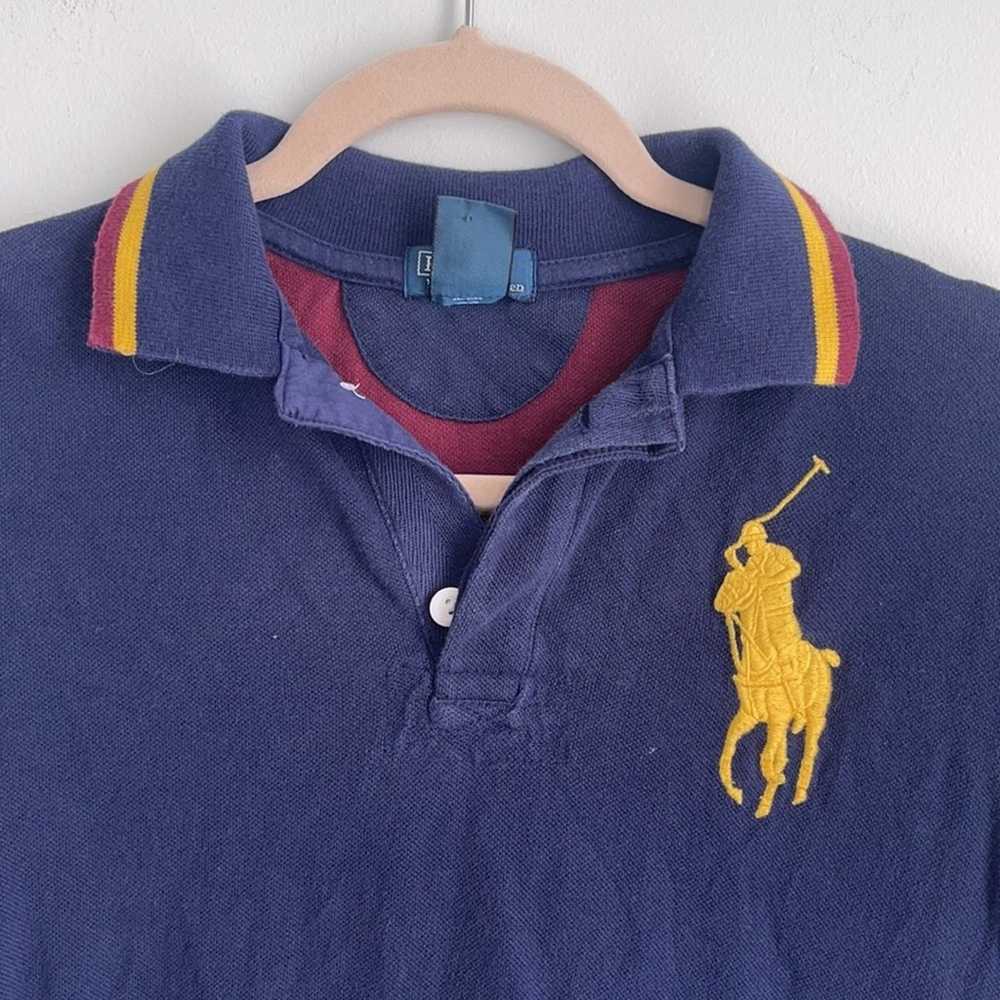 Vintage POLO by Ralph Lauren  big logo short slee… - image 2