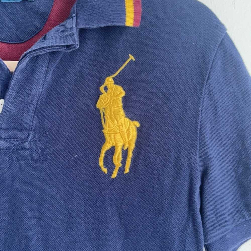 Vintage POLO by Ralph Lauren  big logo short slee… - image 3