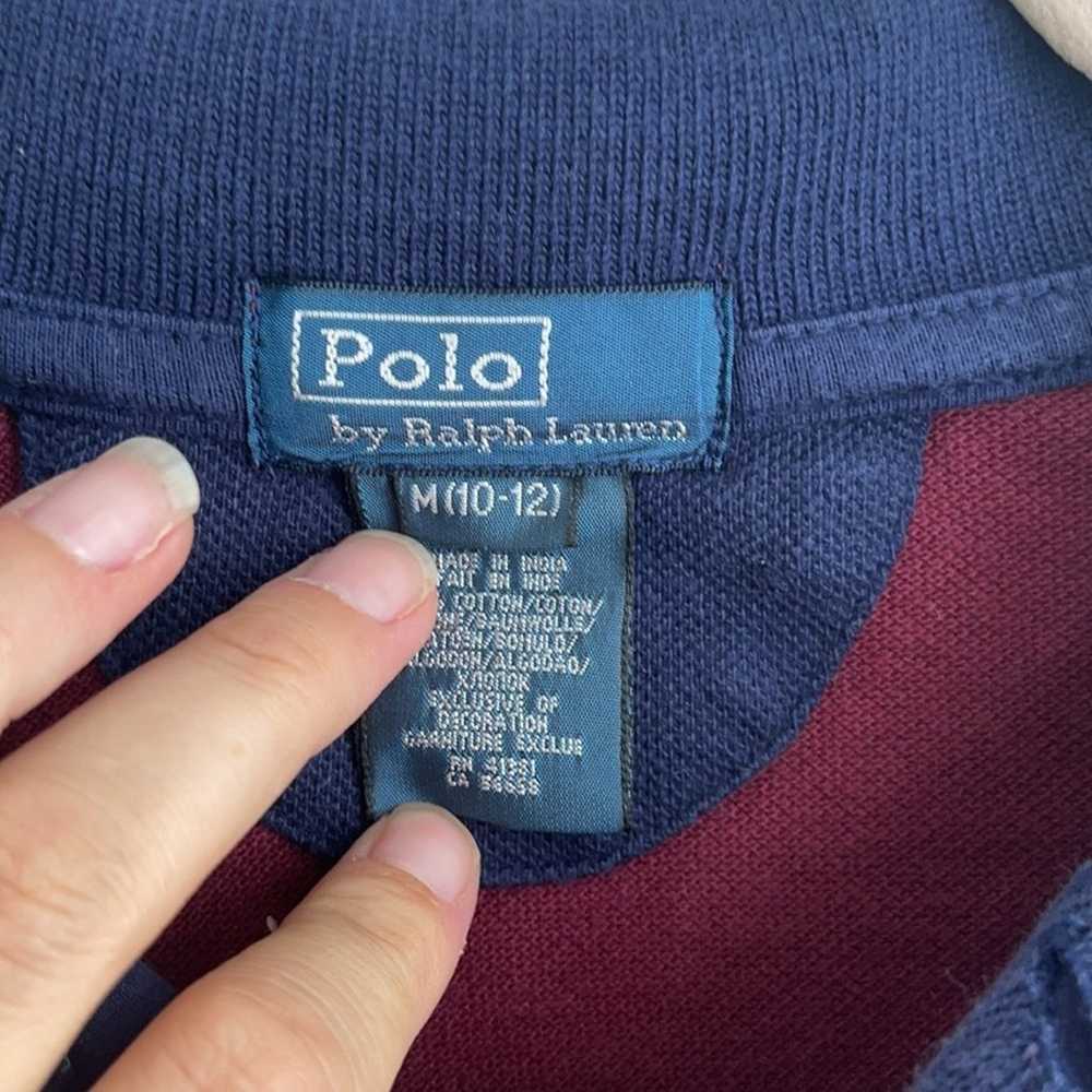 Vintage POLO by Ralph Lauren  big logo short slee… - image 5