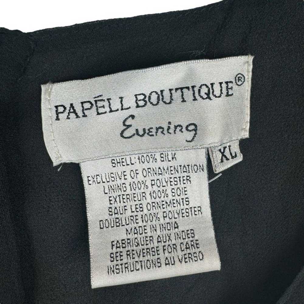 Papell Evening Boutique Vintage 100% Silk Blouse … - image 3