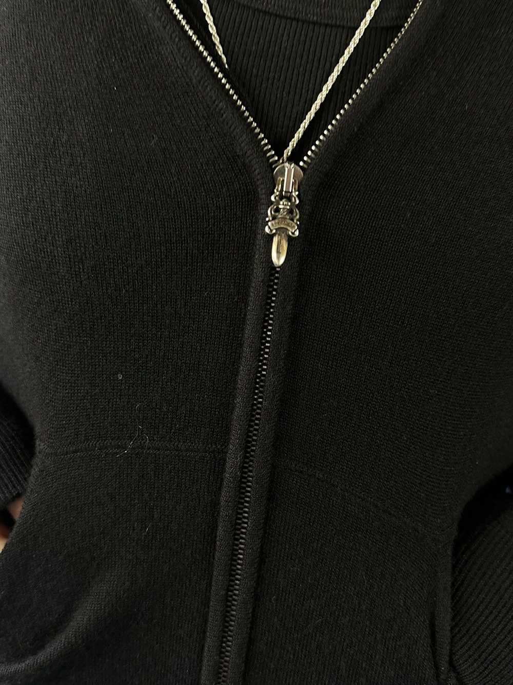Chrome Hearts Chrome Hearts Black Cashmere Hoodie… - image 3