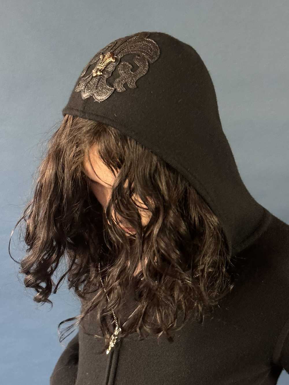 Chrome Hearts Chrome Hearts Black Cashmere Hoodie… - image 6