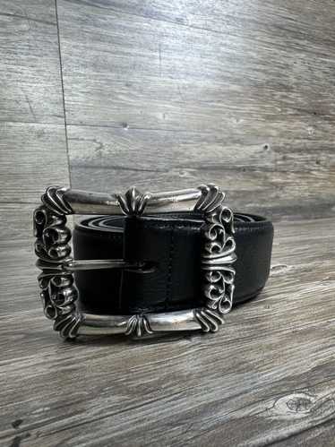 Chrome hearts leather belt - Gem Chrome hearts leather belt - Gem
