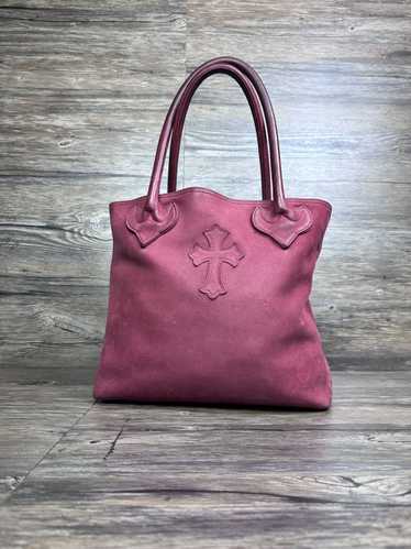 Chrome Hearts Chrome Hearts Cross Patch Leather T… - image 1