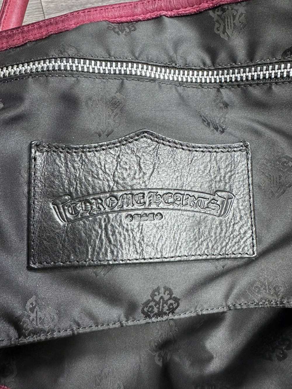Chrome Hearts Chrome Hearts Cross Patch Leather T… - image 6