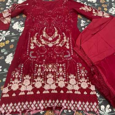 Indian pakistani tradition designer shalwar kameez - image 1