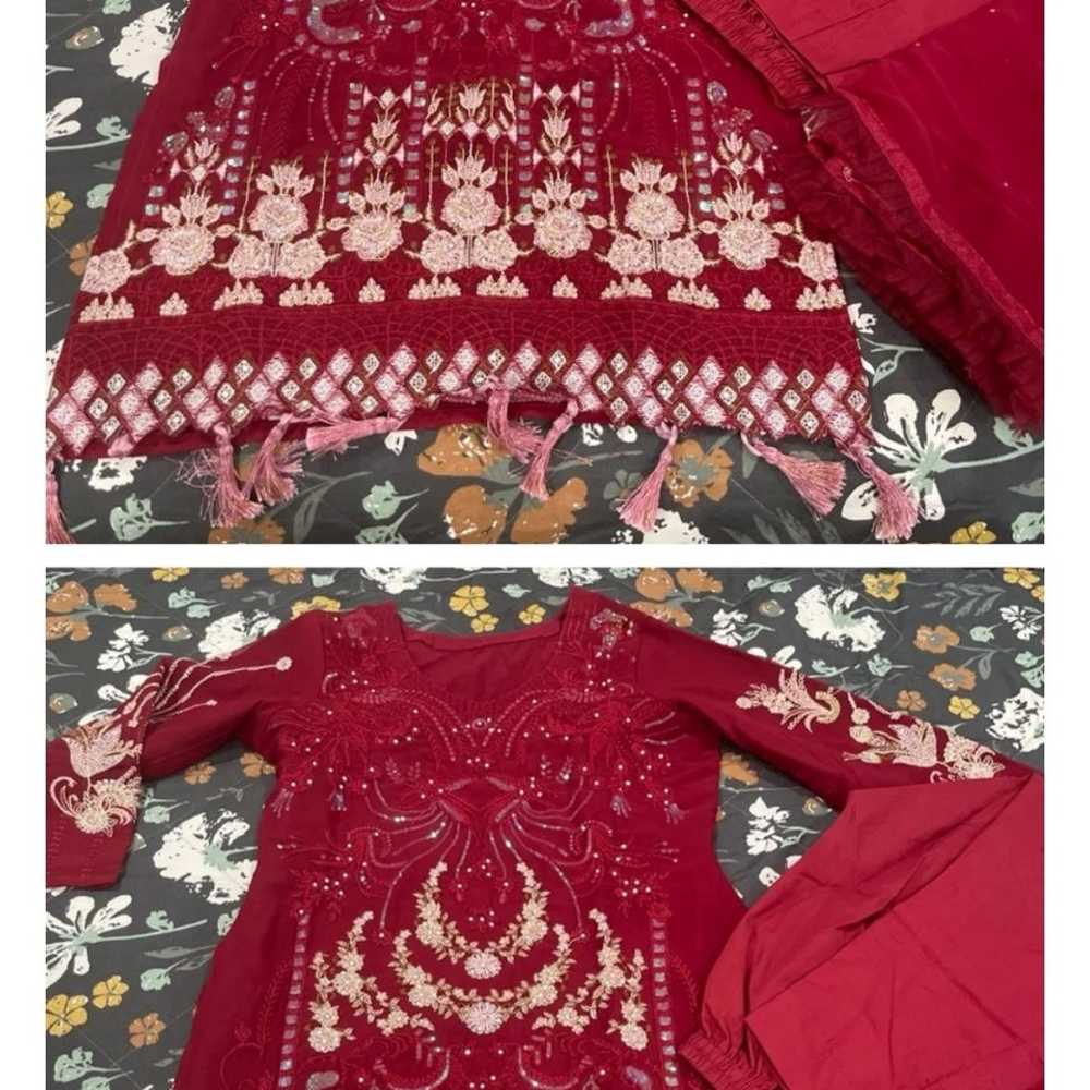 Indian pakistani tradition designer shalwar kameez - image 3