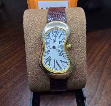 Salvador Dali ダリ Softwatch EXAEQUO 腕時計 Vintage Softwatch by Exaequo Palladium Plated Asymmetrical