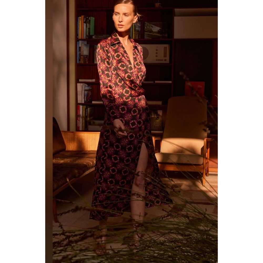 New Anthropologie MISA Long-Sleeve Wrap Dress $43… - image 1