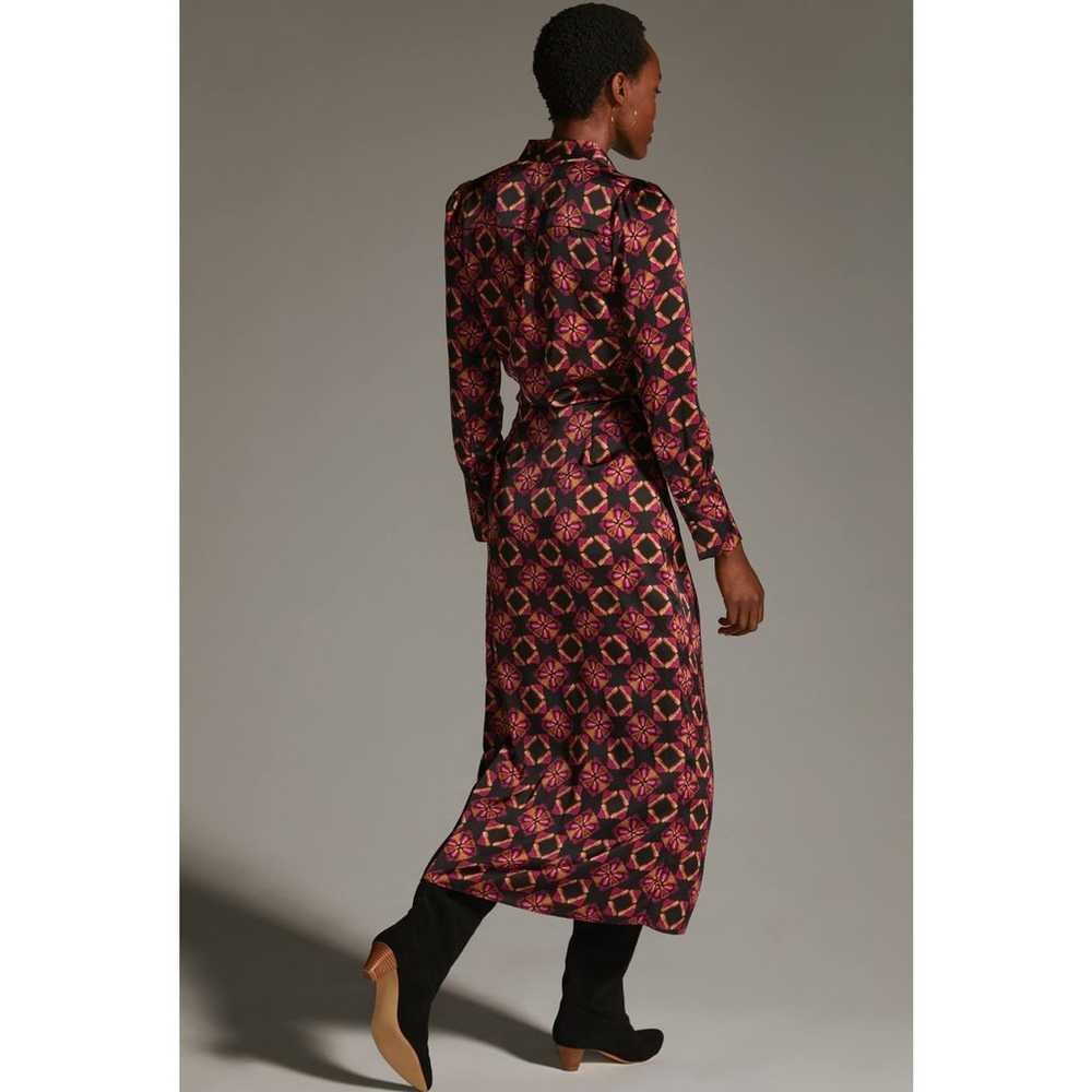 New Anthropologie MISA Long-Sleeve Wrap Dress $43… - image 4