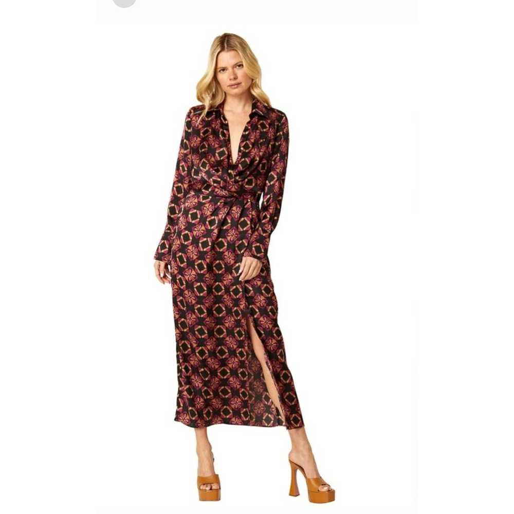 New Anthropologie MISA Long-Sleeve Wrap Dress $43… - image 6