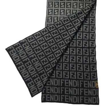 Vintage FENDI Dual Monogram Inverted Logo Black & 