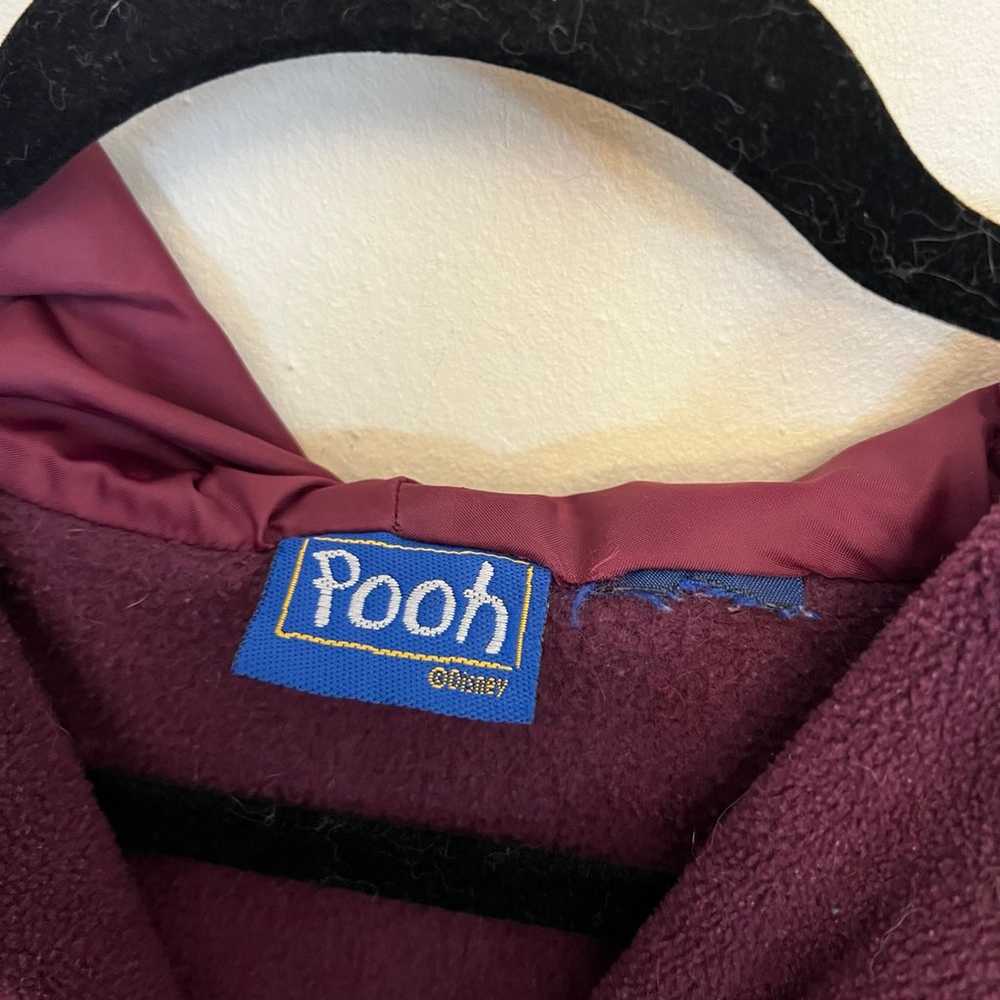 Vintage Winnie The Pooh Fleece Hoodie Sweatshirt … - image 4