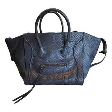 Celine Luggage Phantom python handbag