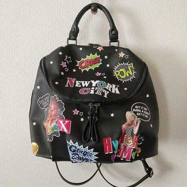 HYSTERIC GLAMOUR 日本製 星 花 総柄 バックパック リュック HYSTERIC GLAMOUR 日本製 星 花 総柄 バックパック リュック