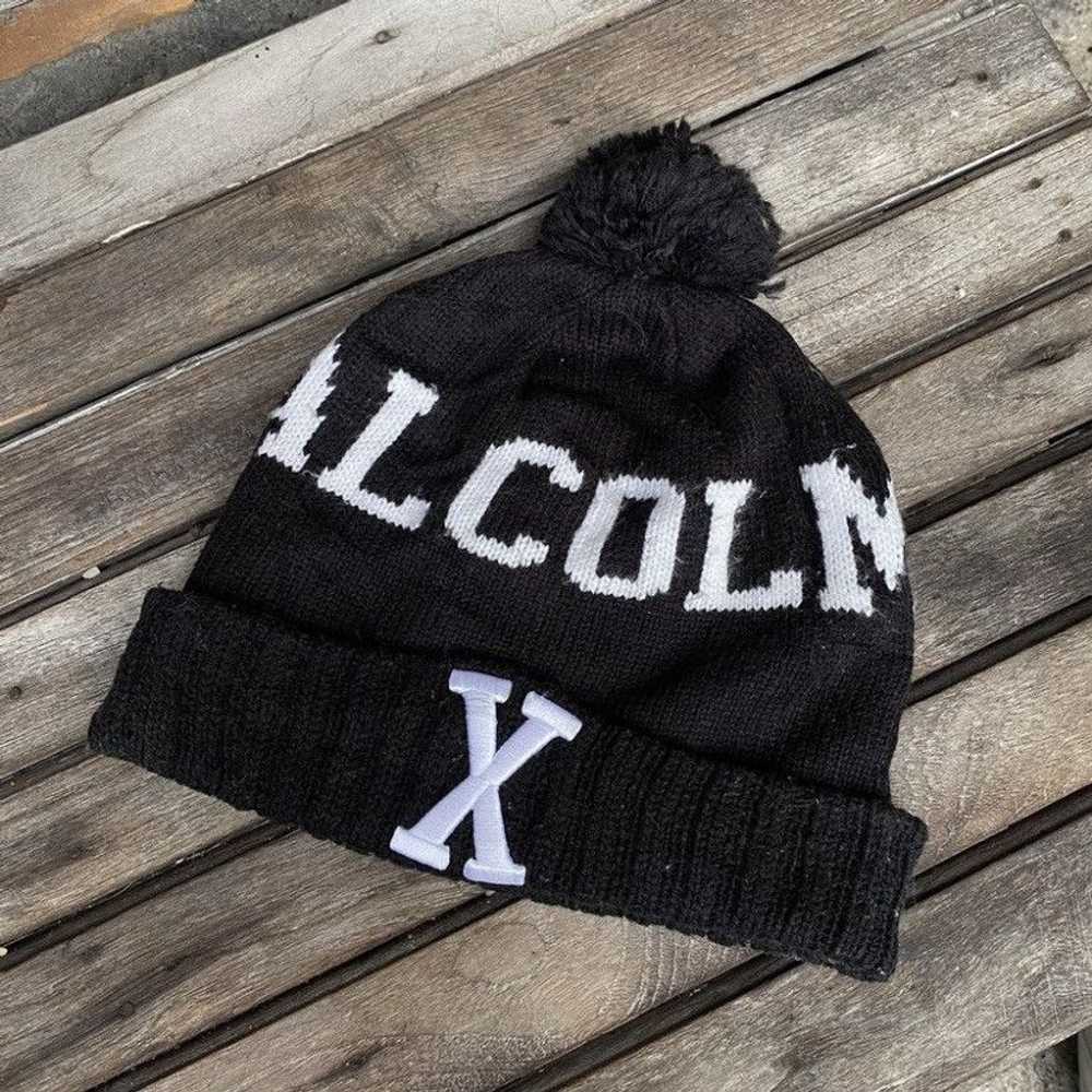 Mitchell & Ness × Rap Tees Malcolm c pom beanie hats