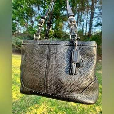 バッグ coach hampton signature callyall tote Coach~vintage~hamptons signature carryall - Gem